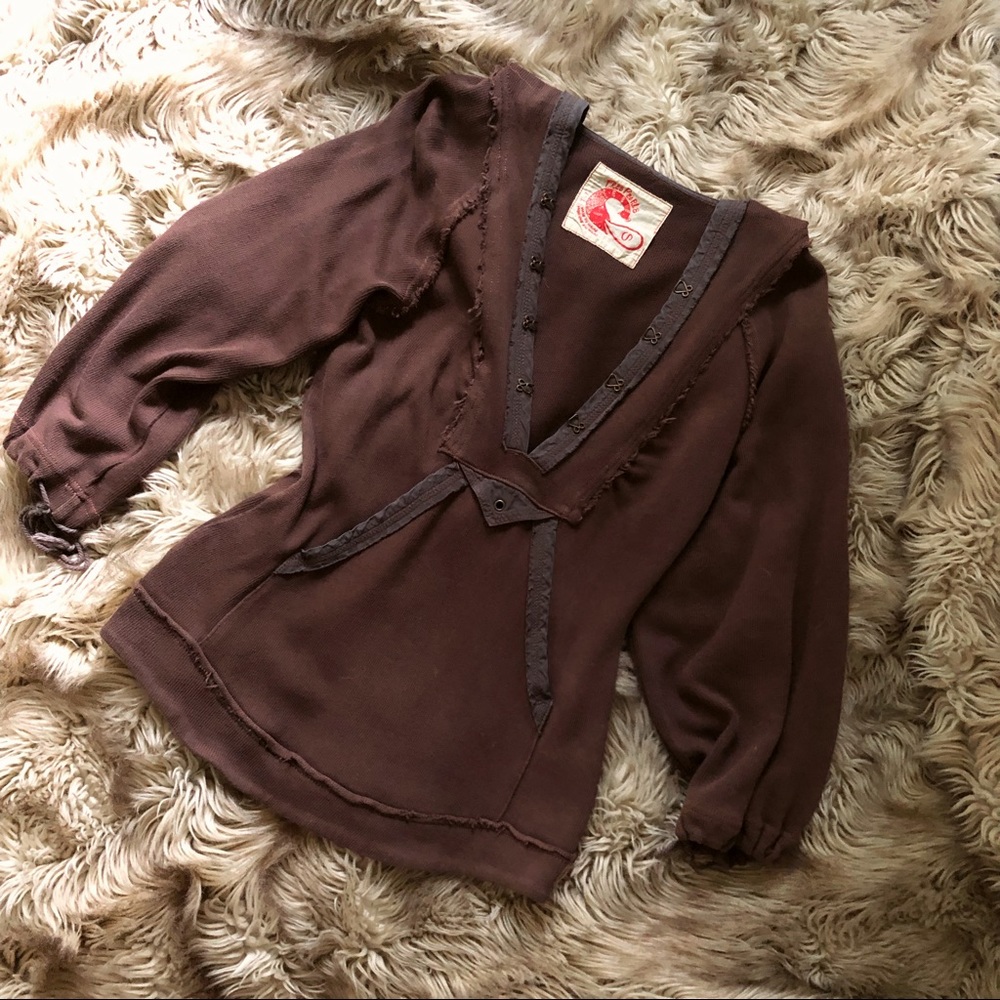 Free People | Boho Vintage Hoodie | S